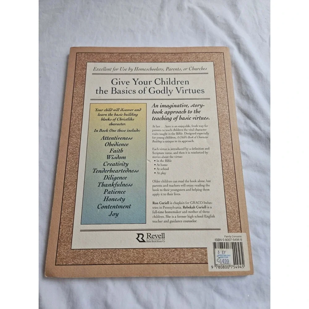 Child's Book of Character Building by Rebekah Coriell and Ron Coriell (1981,...‎